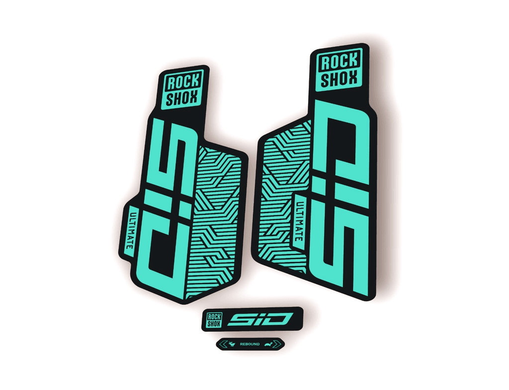 Rock Shox SID ULTIMATE 2025 Flight Attendant Bike Cycling Decal Sticker Dolphin - 1