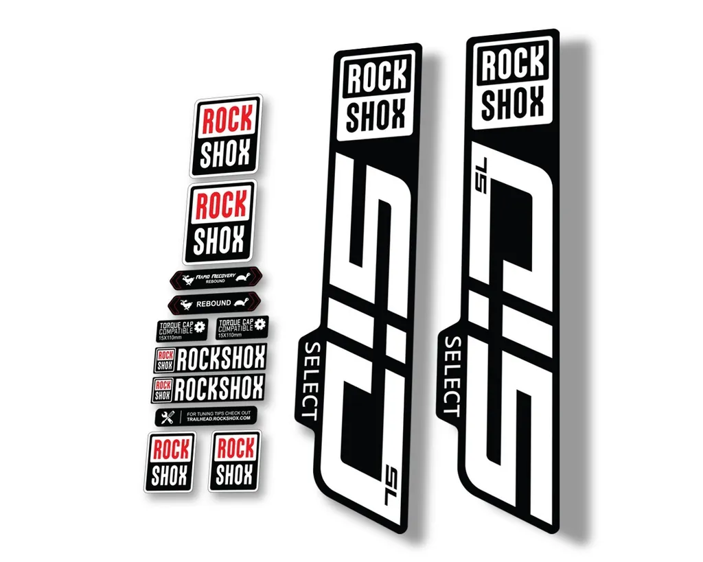 Rock Shox SID SELECT SL 2021 Fork Decal Mountain Bike Cycling Sticker White - 1