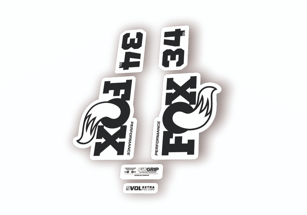 FOX 34 SL Performance 2026 Fork Factory Decal Sticker Adhesive Black - 1