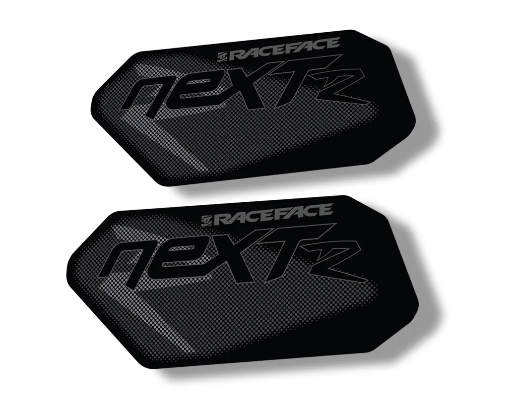 Race Face Next R Crank Decals Set Sticker Mountain Bike Adhesive Gray 2Pcs - 1