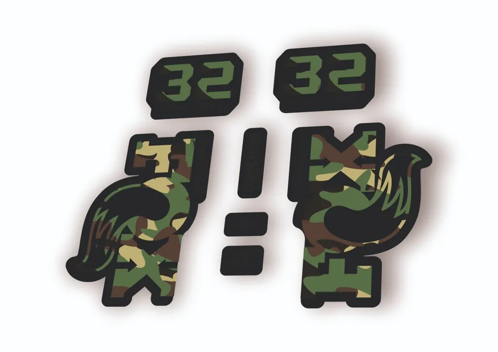 Fox 32 Step Cast Performance 2025 Fork Factory Decal Sticker Adhesive Camo - 1