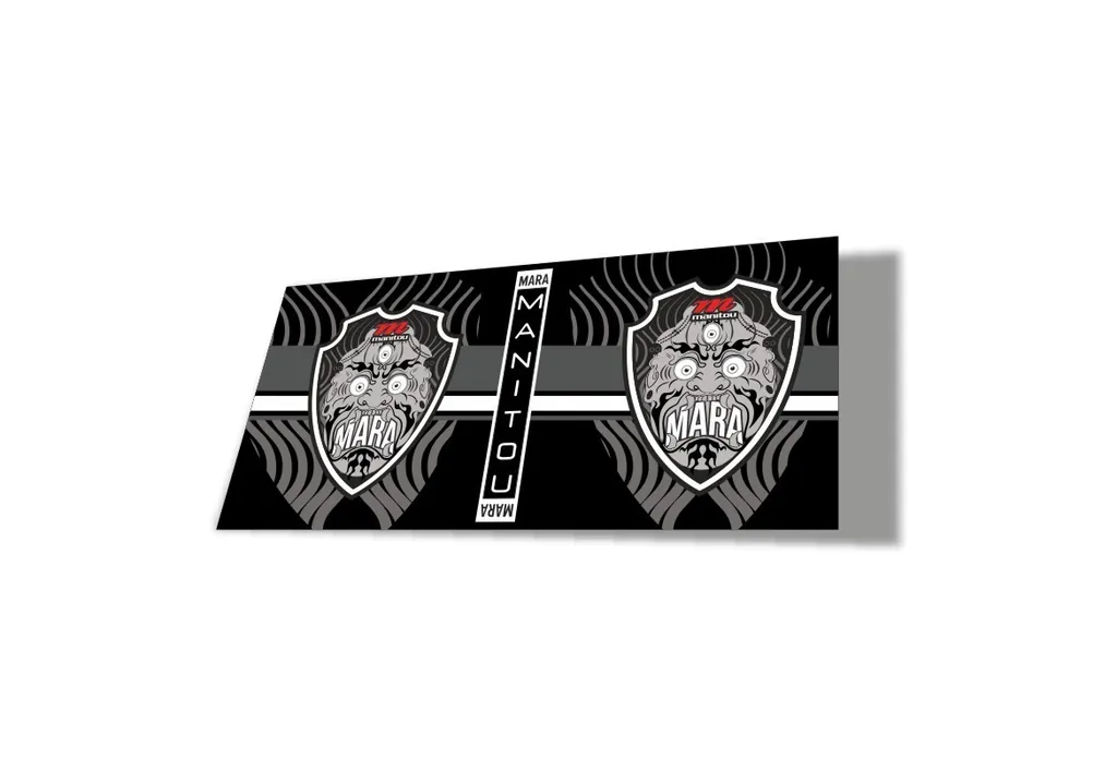 Manitou Mara 2020 Rear Shock Suspension Factory Sticker Decal Black - 1