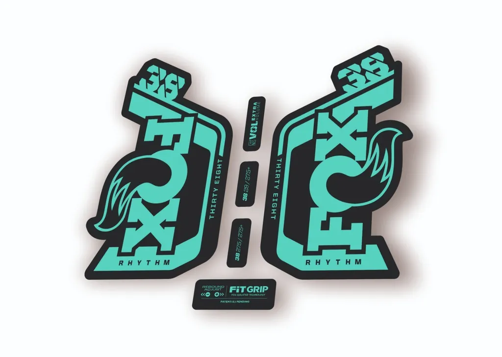 Fox 38 Rhythm 2024 Fork Suspension Factory Decal Sticker Adhesive Dolphin - 1