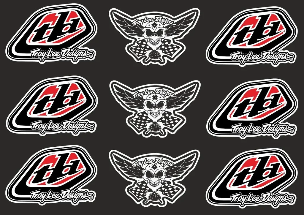 Troy Lee Designs Bike Bicycle Frame Decal Stickers Graphic Adhesive Set Vinyl #3 - 1